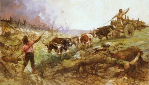 Croquis de O Labor de Antonio Parreiras